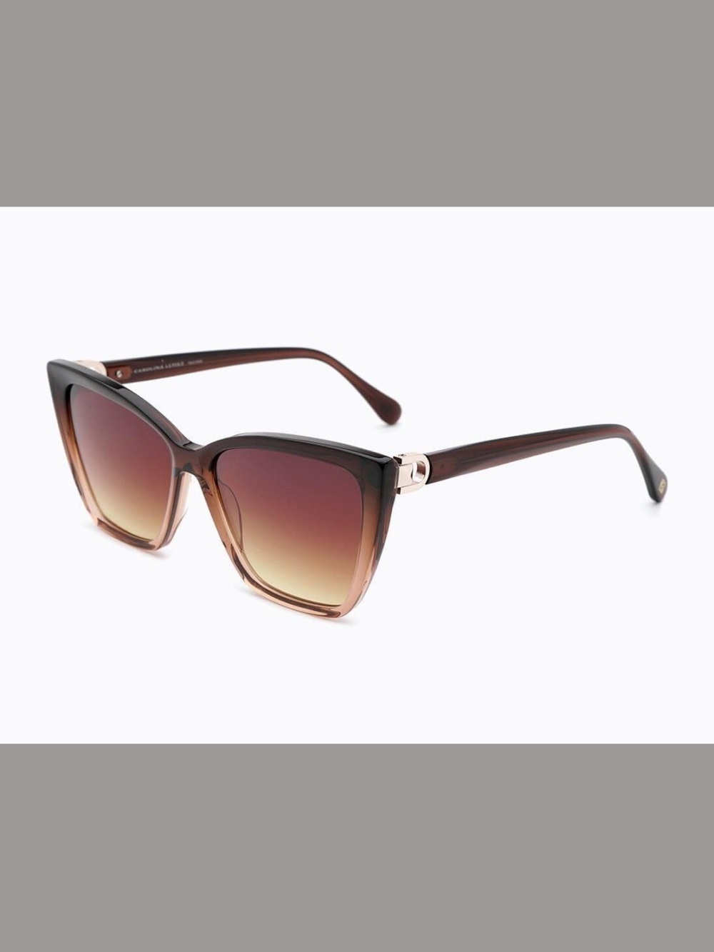 Women’s Brown Gradient Cat-Eye Sunglasses